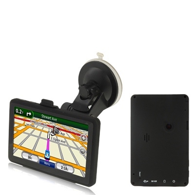 5.0 inch Touch Screen Vehicle DVR Digital Video Recorder GPS Navigation, Built in 4GB Memory and Map